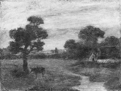 Pasture at Evening by Albert Pinkham Ryder
