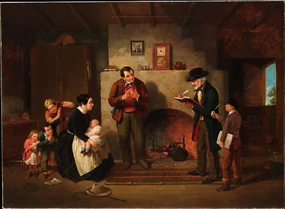 Taking the Census by Francis William Edmonds