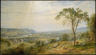 The Valley of Wyoming by Jasper Francis Cropsey