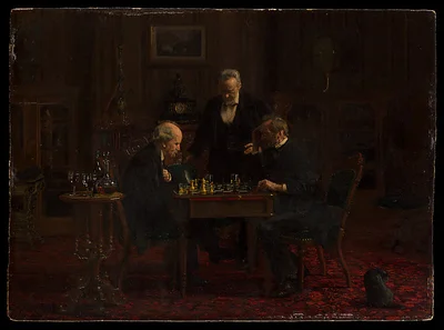 The Chess Players by Thomas Eakins