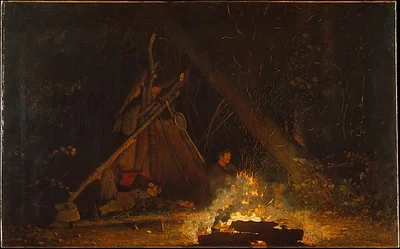 Camp Fire by Winslow Homer