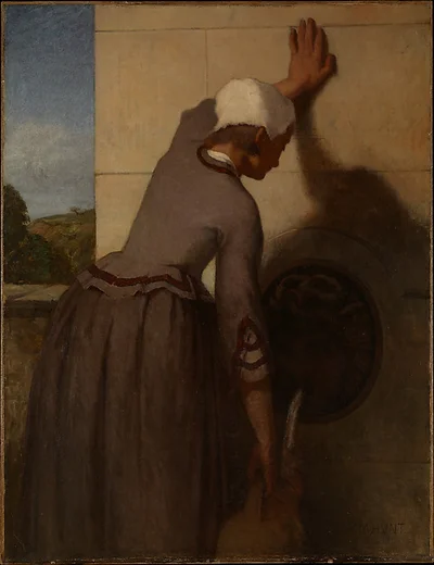 Girl at the Fountain by William Morris Hunt