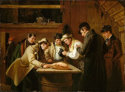 The Raffle (Raffling for the Goose) by William Sidney Mount