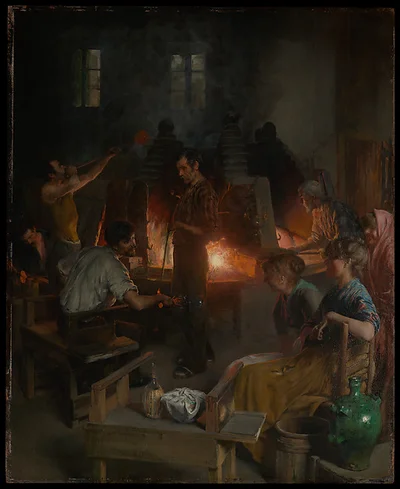 Glass Blowers of Murano by Charles Frederick Ulrich