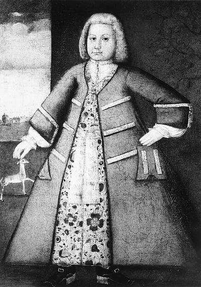 Boy with a Fawn by Unknown Artist