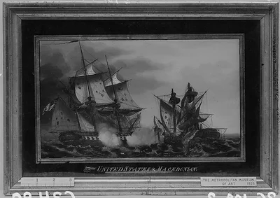 United States and Macedonian by Unknown Artist