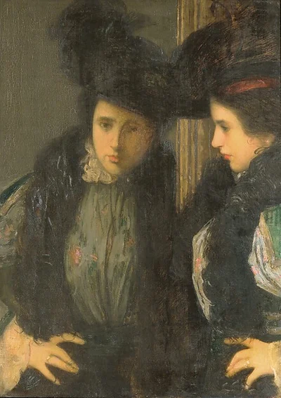 The Green Bodice by Julian Alden Weir