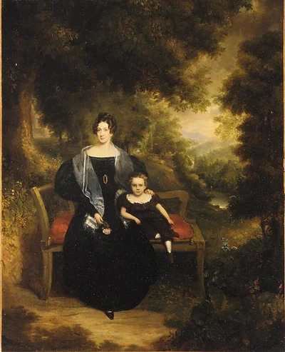 Portrait of a Lady and Child by George W. Twibill Jr.