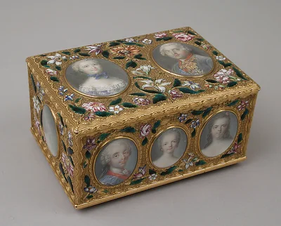 Double snuffbox by Jean Ducrollay