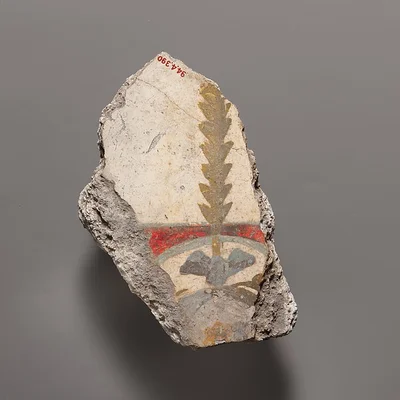 Wall painting fragment by Unknown Artist