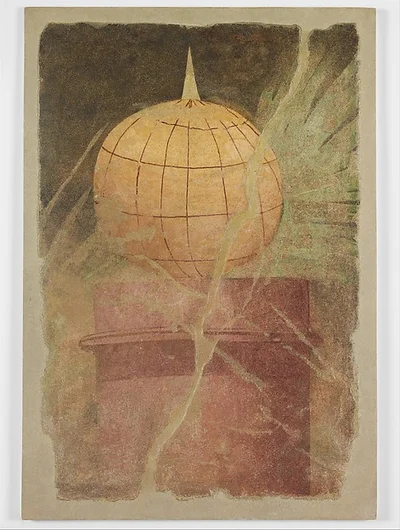 Wall painting fragment from the peristyle of the Villa of P. Fannius Synistor at Boscoreale by Unknown Artist