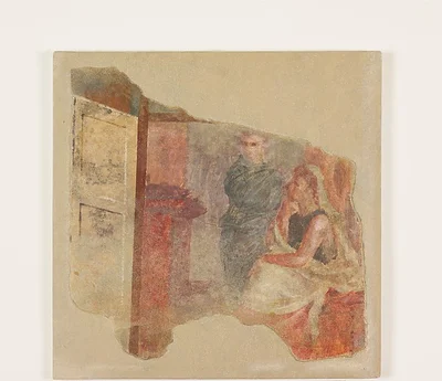Wall painting fragment from the north wall of Room H of the Villa of P. Fannius Synistor at Boscoreale by Unknown Artist