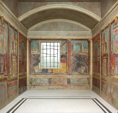 Cubiculum (bedroom) from the Villa of P. Fannius Synistor at Boscoreale by Unknown Artist