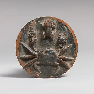 Terracotta tondo from a bowl by Unknown Artist