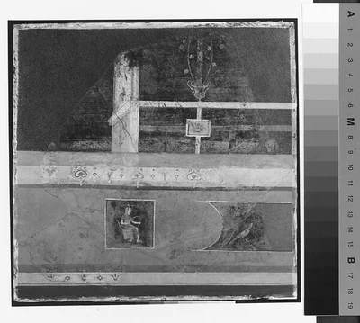 Wall painting: frieze supporting trellis, from the imperial villa at Boscotrecase by Unknown Artist