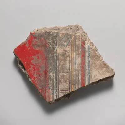 Wall painting fragment by Unknown Artist