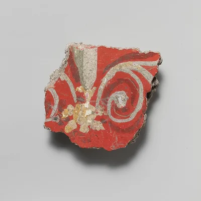 Wall painting fragment by Unknown Artist