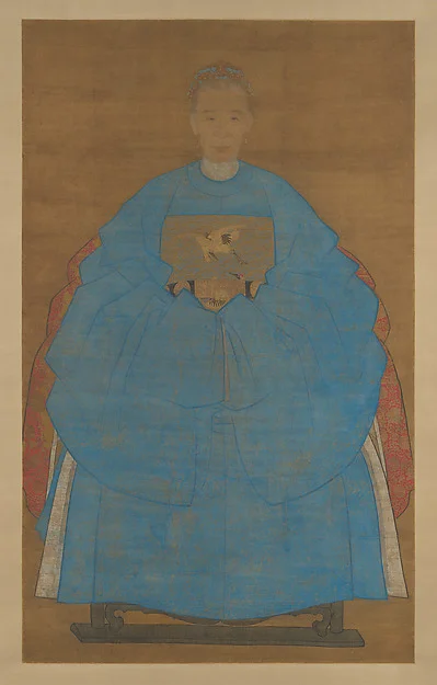 Portrait of the wife of Yizhai by Ruan Zude