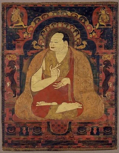 Portrait of a Lama, Possibly Dromton by Unknown Artist