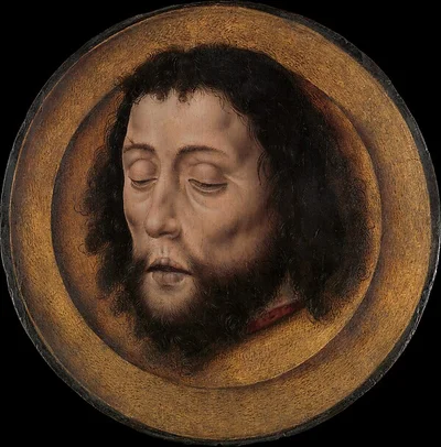 Head of Saint John the Baptist on a Charger by Aelbert Bouts