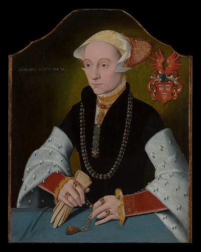 Portrait of a Woman of the Slosgin Family of Cologne by Barthel Bruyn the Younger