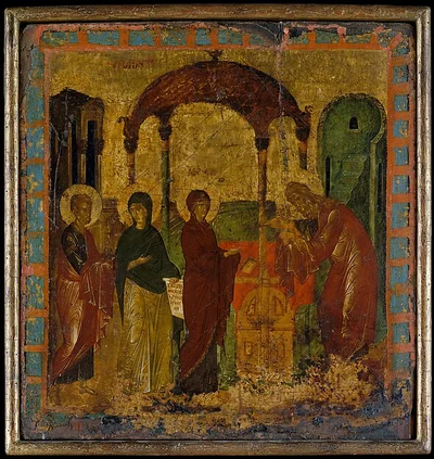 The Presentation in the Temple by Byzantine Painter