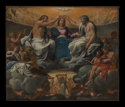 The Coronation of the Virgin by Annibale Carracci