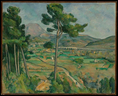 Mont Sainte-Victoire and the Viaduct of the Arc River Valley by Paul Cézanne
