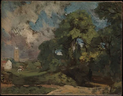 Stoke-by-Nayland by John Constable