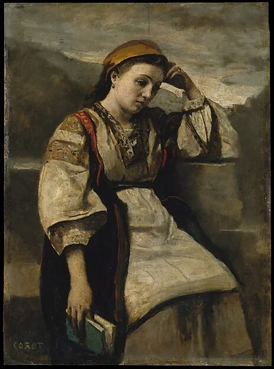 Reverie by Camille Corot