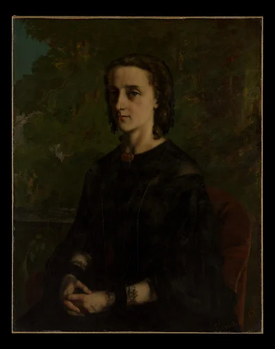Madame Frederic Breyer (Fanny Hélène Van Bruyssel, 1830–1894) by Gustave Courbet