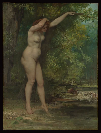 The Young Bather by Gustave Courbet
