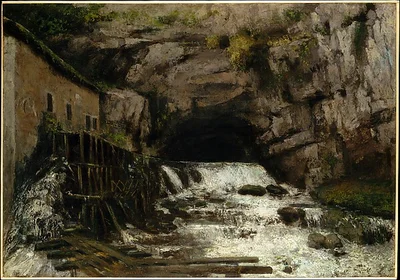 The Source of the Loue by Gustave Courbet