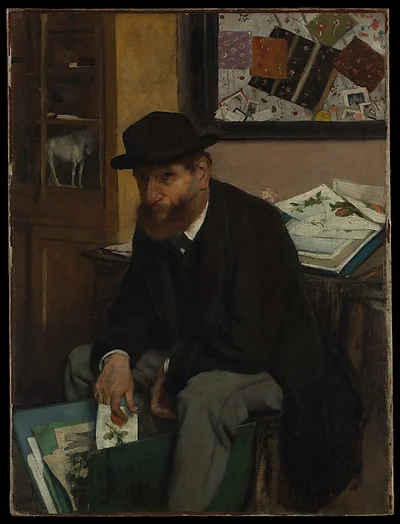 The Collector of Prints by Edgar Degas