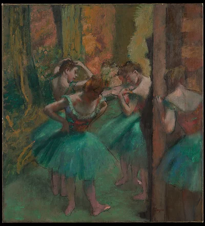 Dancers, Pink and Green by Edgar Degas