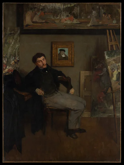 James-Jacques-Joseph Tissot (1836–1902) by Edgar Degas