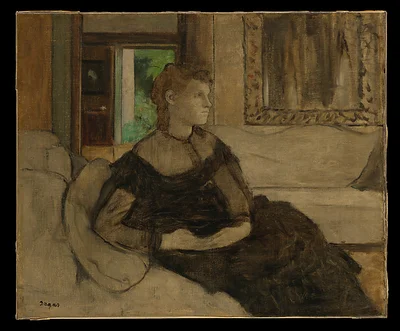 Madame Théodore Gobillard (Yves Morisot, 1838–1893) by Edgar Degas