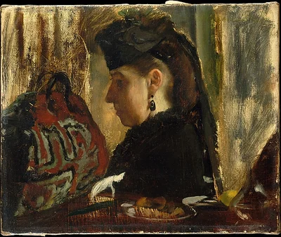 Marie Dihau (1843–1935) by Edgar Degas