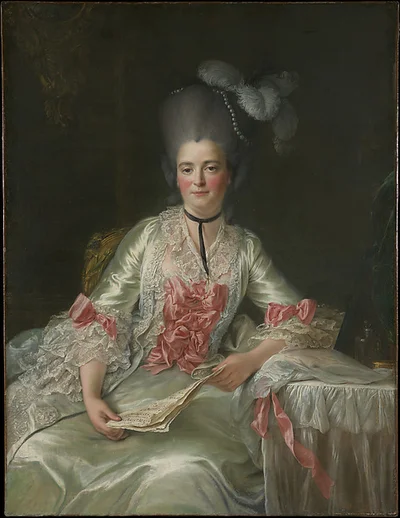 Marie Rinteau, called Mademoiselle de Verrières by François Hubert Drouais