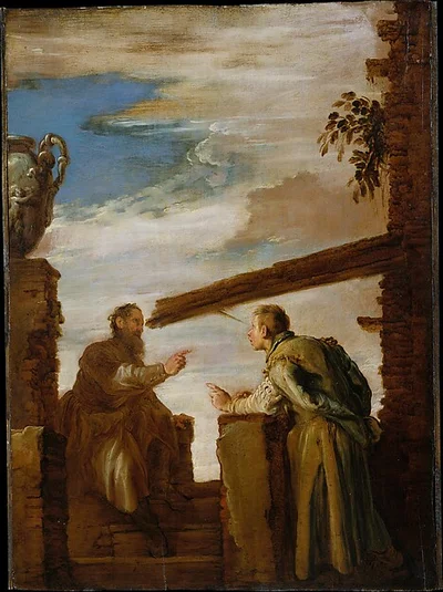 The Parable of the Mote and the Beam by Domenico Fetti