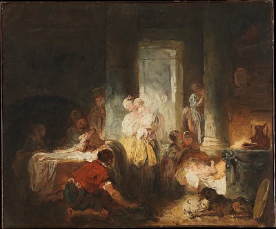 Roman Interior by Jean Honoré Fragonard