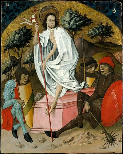 The Resurrection by Spanish (Aragonese) Painter