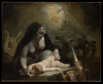 The Night-Hag Visiting Lapland Witches by Henry Fuseli