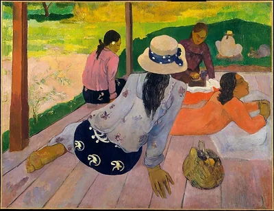 The Siesta by Paul Gauguin