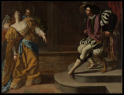 Esther before Ahasuerus by Artemisia Gentileschi