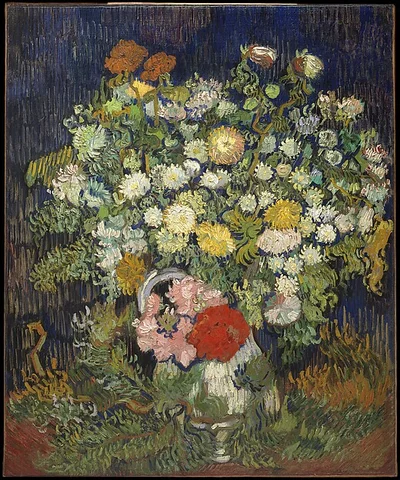 Bouquet of Flowers in a Vase by Vincent van Gogh