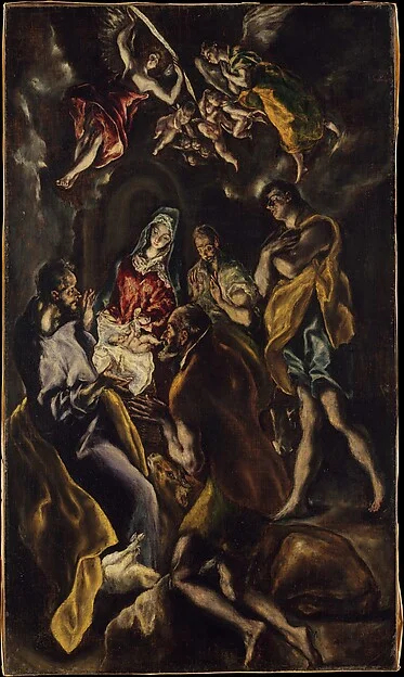 The Adoration of the Shepherds by El Greco (Domenikos Theotokopoulos) and Workshop