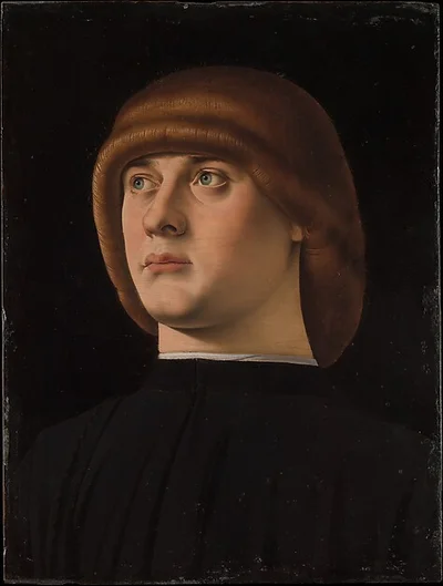Portrait of a Young Man by Jacometto (Jacometto Veneziano)