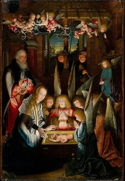 The Adoration of the Christ Child by Jan Joest of Kalkar