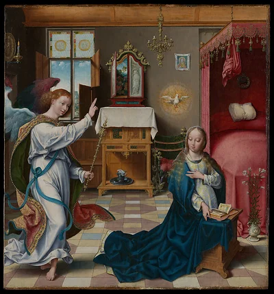 The Annunciation by Joos van Cleve